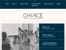 Tablet Screenshot of choice-international.com
